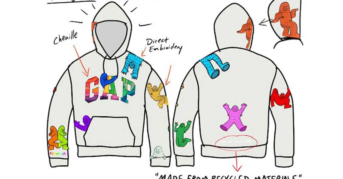 Gap is launching NFT hoodie art that unlocks physical clothing - The Verge