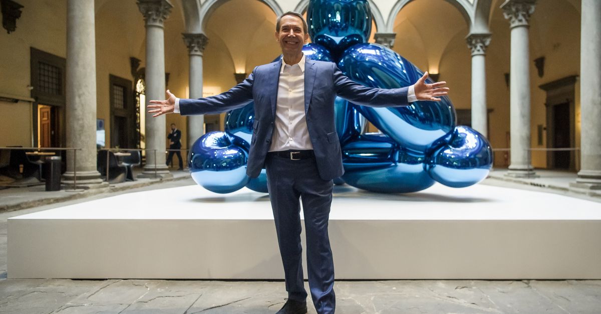 Jeff Koons’ First NFT Project Is a Riff on Crypto’s ‘Moon’ Meme