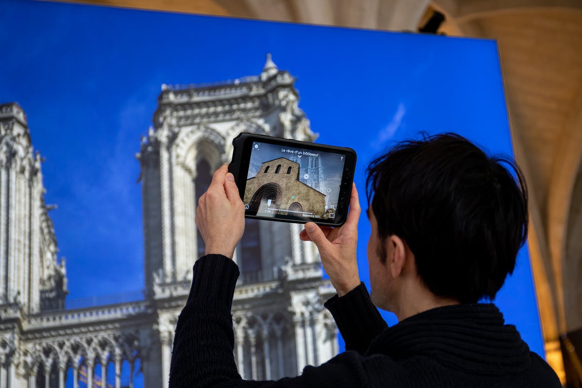 Notre-Dame de Paris: Augmented reality powers new immersive exhibition at the National Building Museum | News | Archinect
