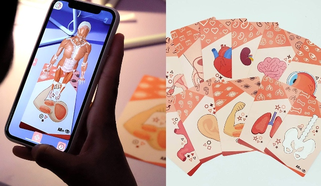 Body Cards AR+ Augmented Reality Human Body Cards