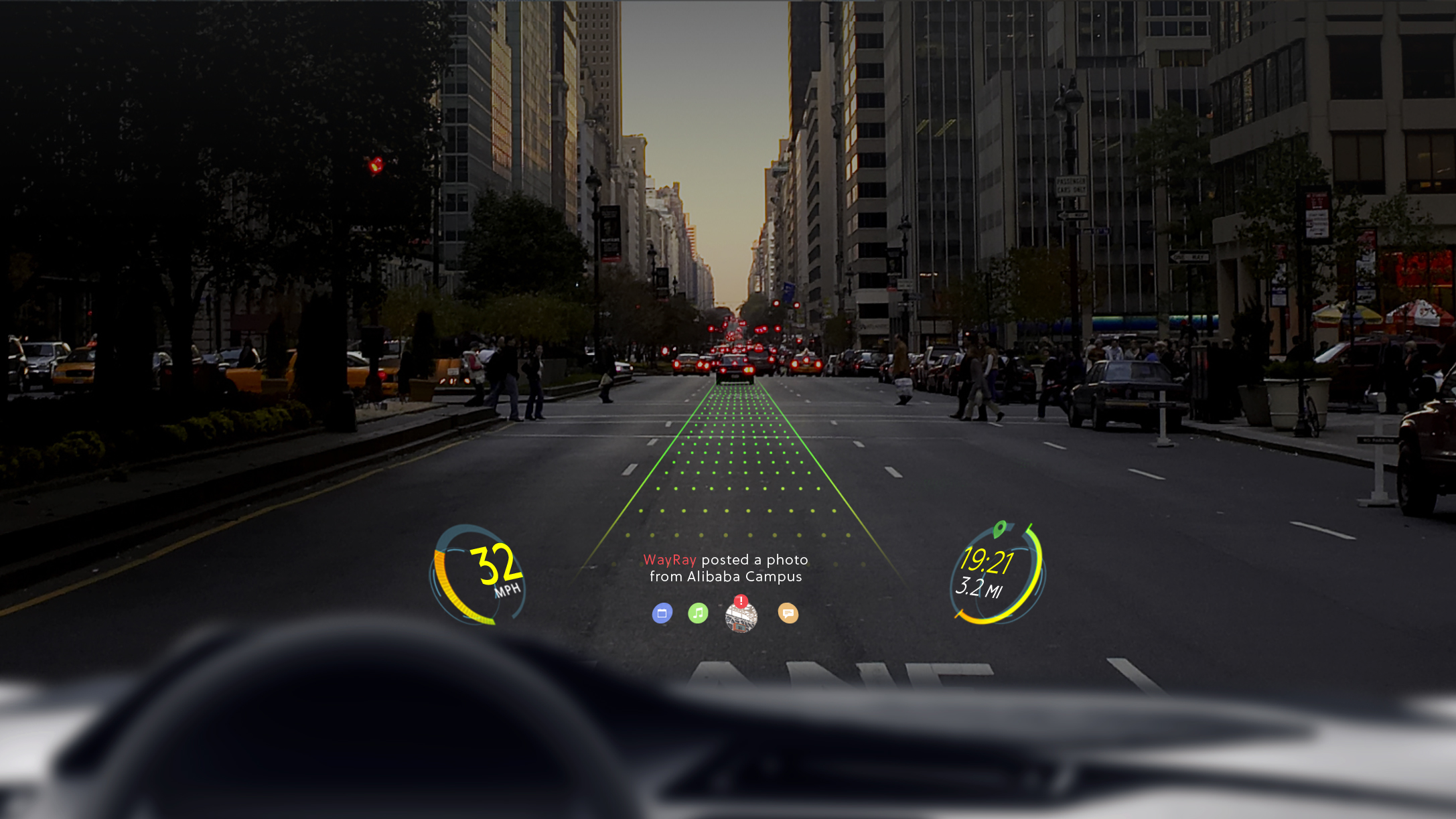 Microsoft and VW work together to bring augmented-reality into cars.
