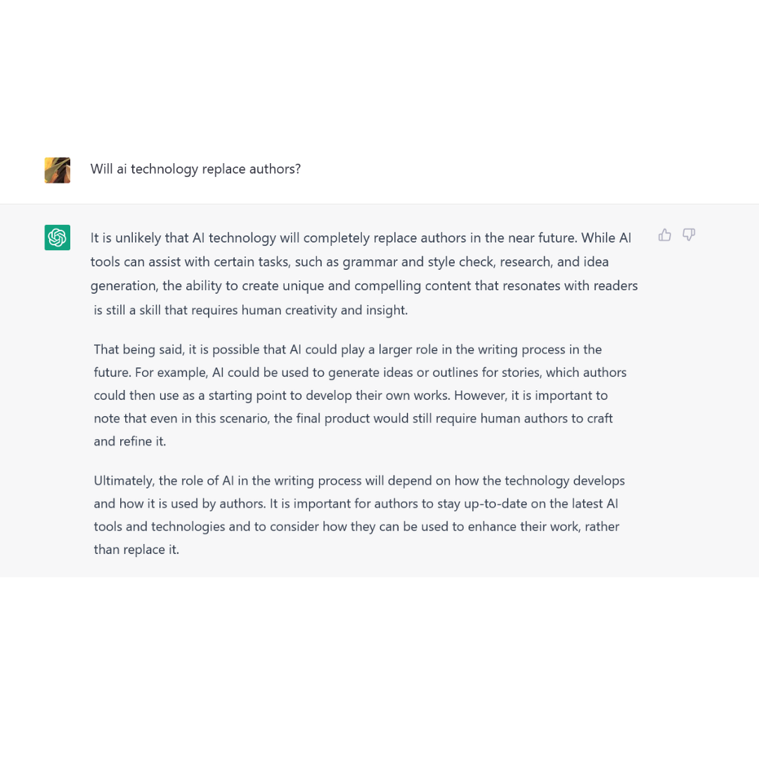 Will A.I. Replace Writers?