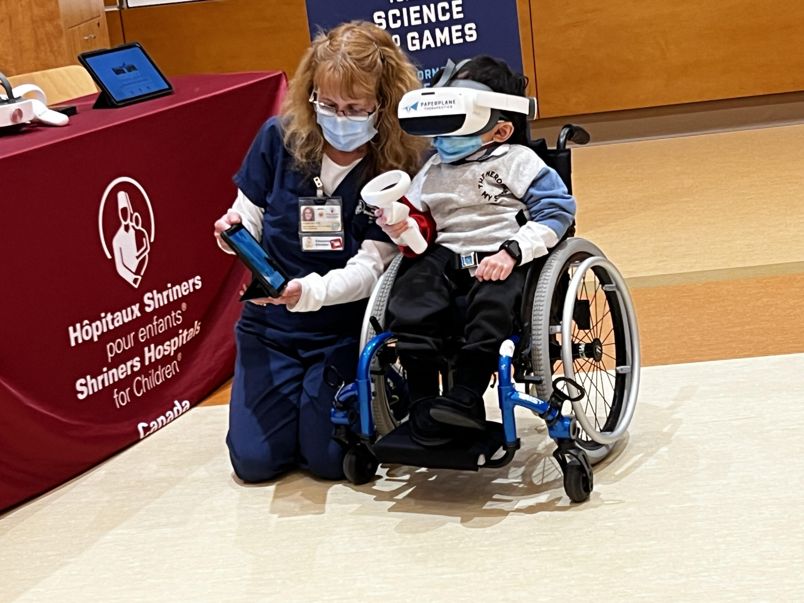 Montreal’s Shriners Hospital fights pain, anxiety using virtual reality - Montreal | Globalnews.ca