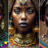 Outstanding African Queens & Royalty Is Served In New A.I. Digital Artwork By 'Mind Of Amosa' - Fashion GHANA